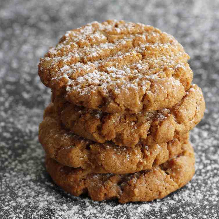 Cornmeal Peanut Butter Cookies