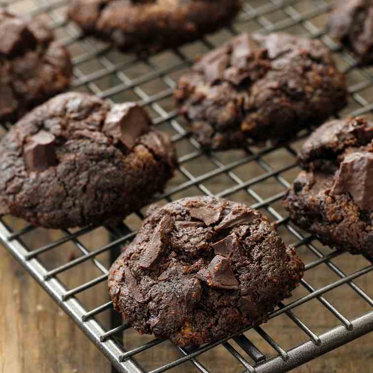 Gluten-Free Chocolate and Tahini Cookies