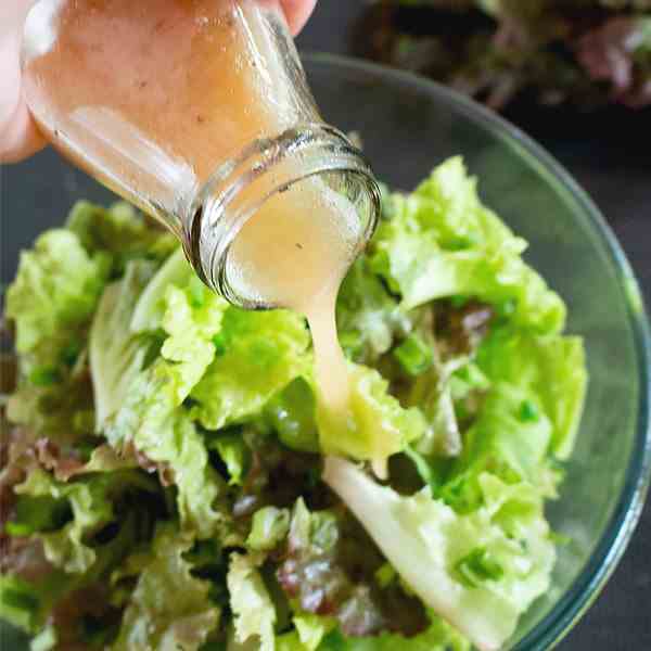 Simple Everyday Green Salad Vinaigrette