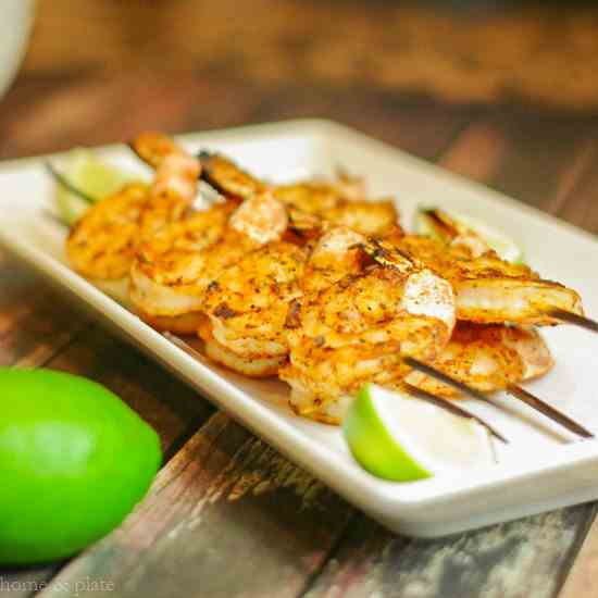 Spicy Grilled Shrimp Skewers