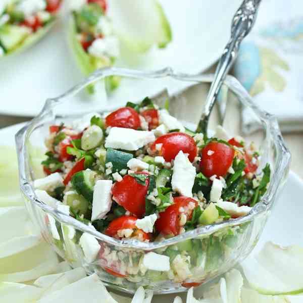 Tabouli Salad with Feta and Endive