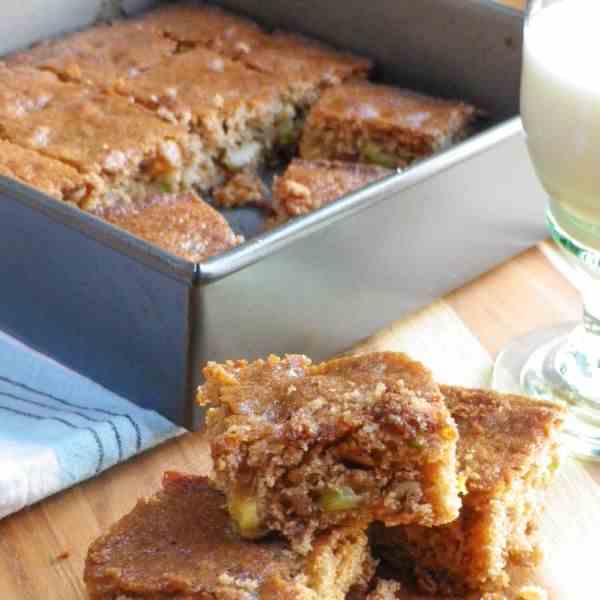 Whole Grain Zucchini Blondies