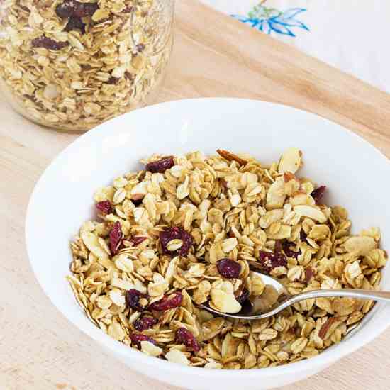 Cranberry Almond Cereal