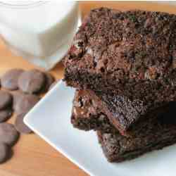 Double Choc Fudge Brownies