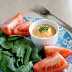 Vegan Roma Tomato and Tahini Dressing