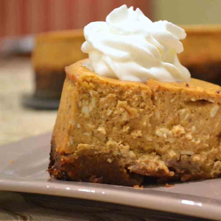 Pumpkin Pecan Cheesecake