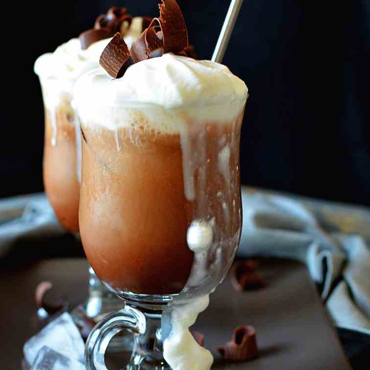 Exhilarating iced choco latte