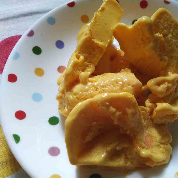 Homemade Mango Ice Cream - Mango Kulfi
