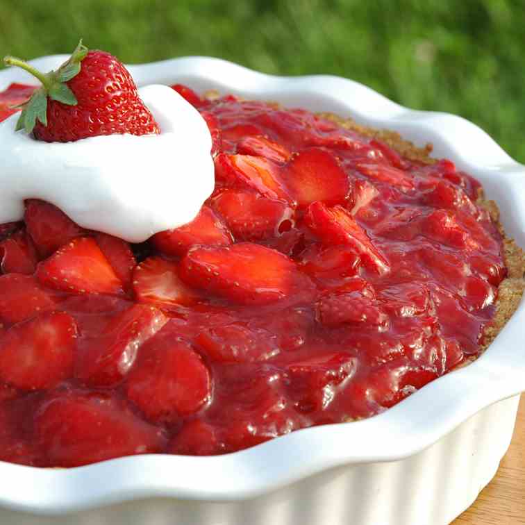 Sugar-Free Fresh Strawberry Pie