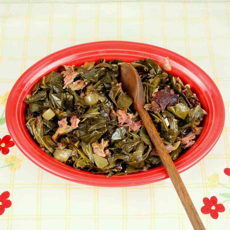 Crock Pot Collard Greens