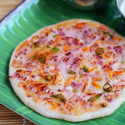 Onion Uthappam Recipe