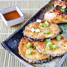 Panko Eggplant with Ponzu Sauce