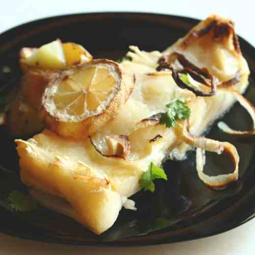 Roasted Bacalhau with Lemon