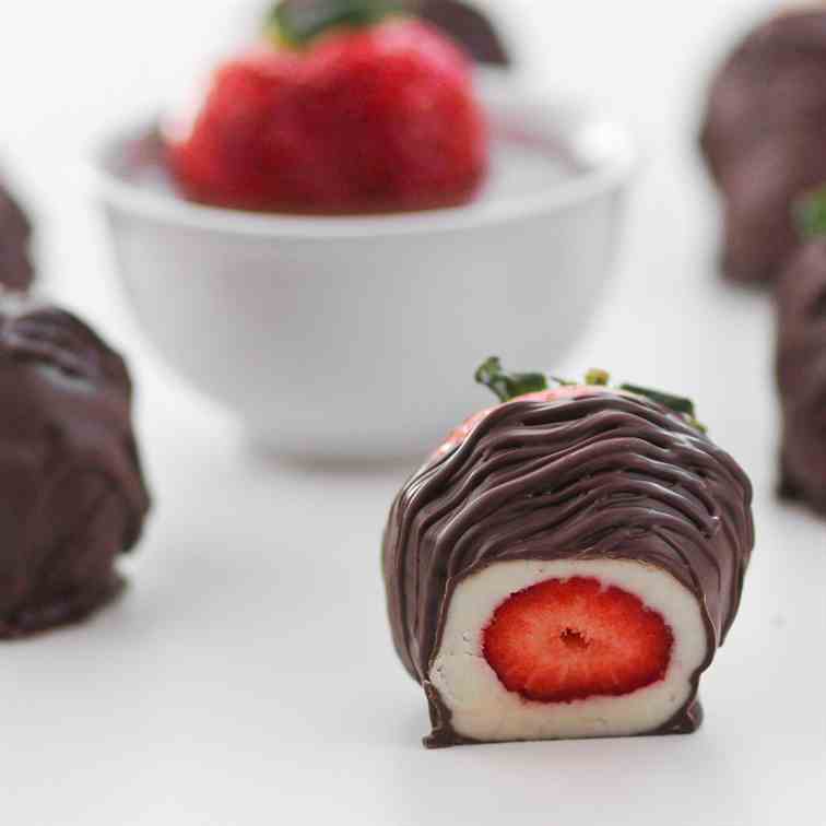 Homemade Strawberry Cordials