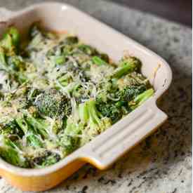 Cheddar Beer Broccoli au Gratin