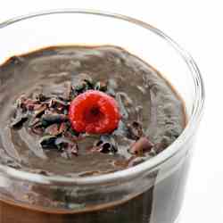 Chocolate Avocado Pudding with Cacao Nibs