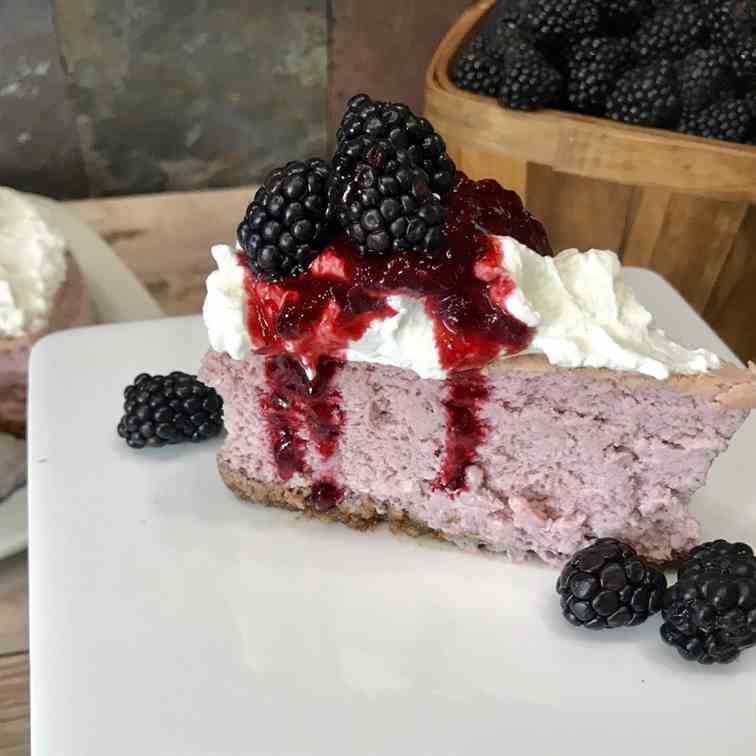 Keto Summer Berry Cheesecake