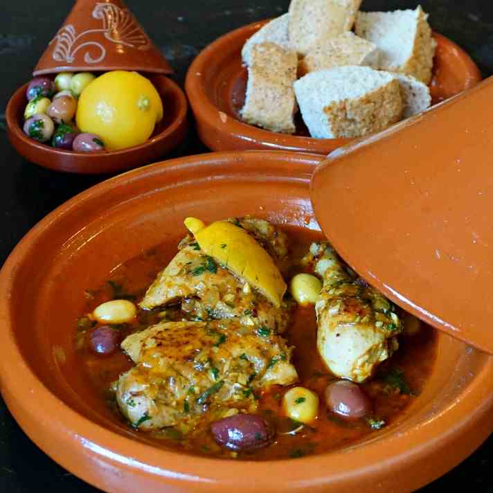 Chicken Tagine with Preserved Lemon 