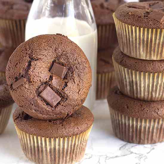 Double Chocolate Muffins