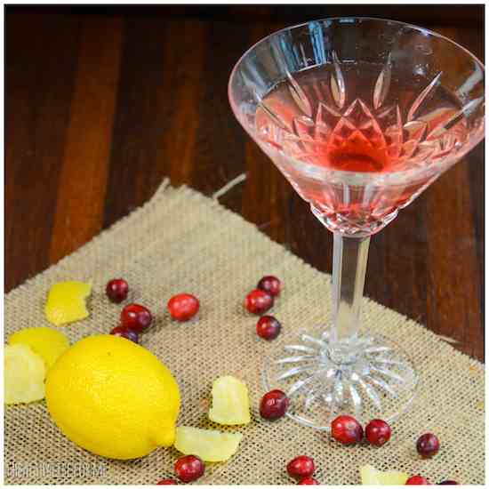 Cranberry Limoncello Martini