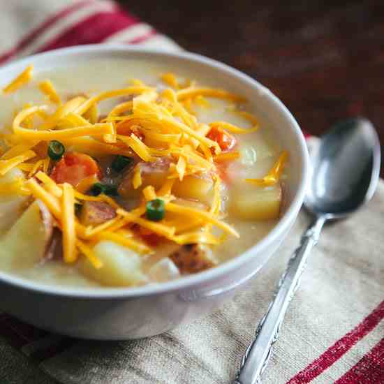 Cheddar Potato Soup