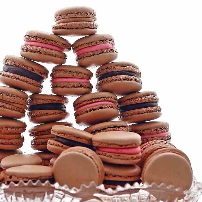 French Chocolate Macarons