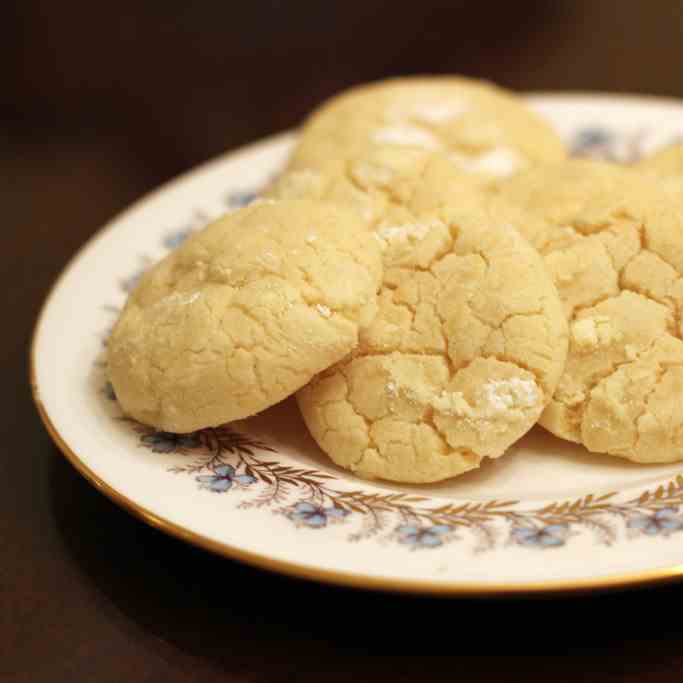 Orange Crinkle Cookies