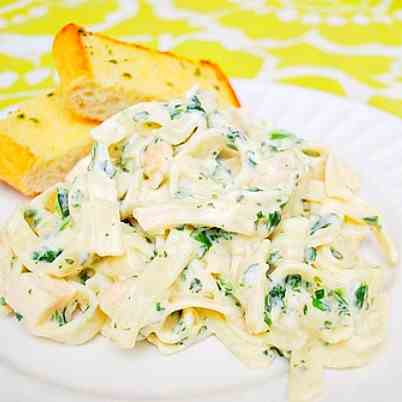 Chicken Florentine Alfredo