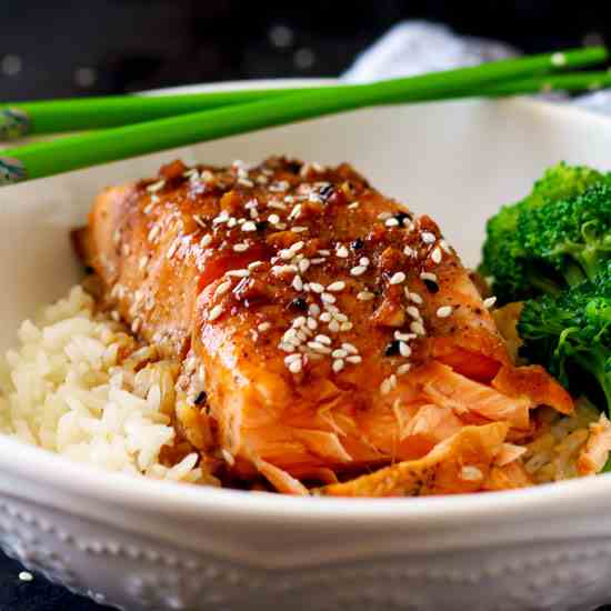 Honey Ginger Salmon