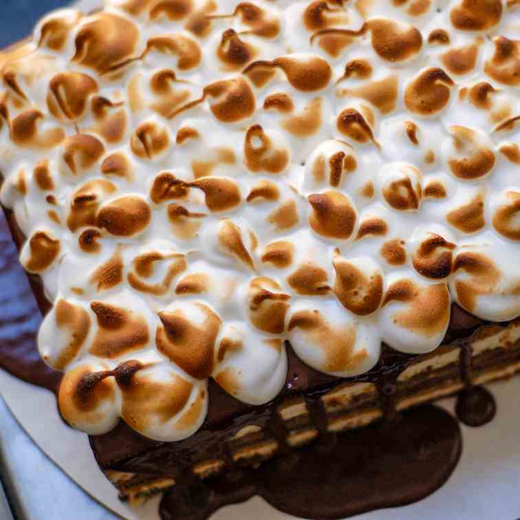 S'mores Layer Cake