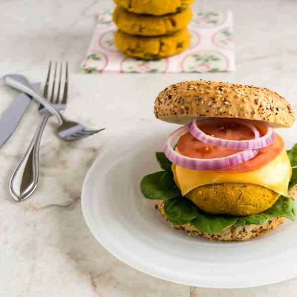 Pumpkin Almond Burger Patties