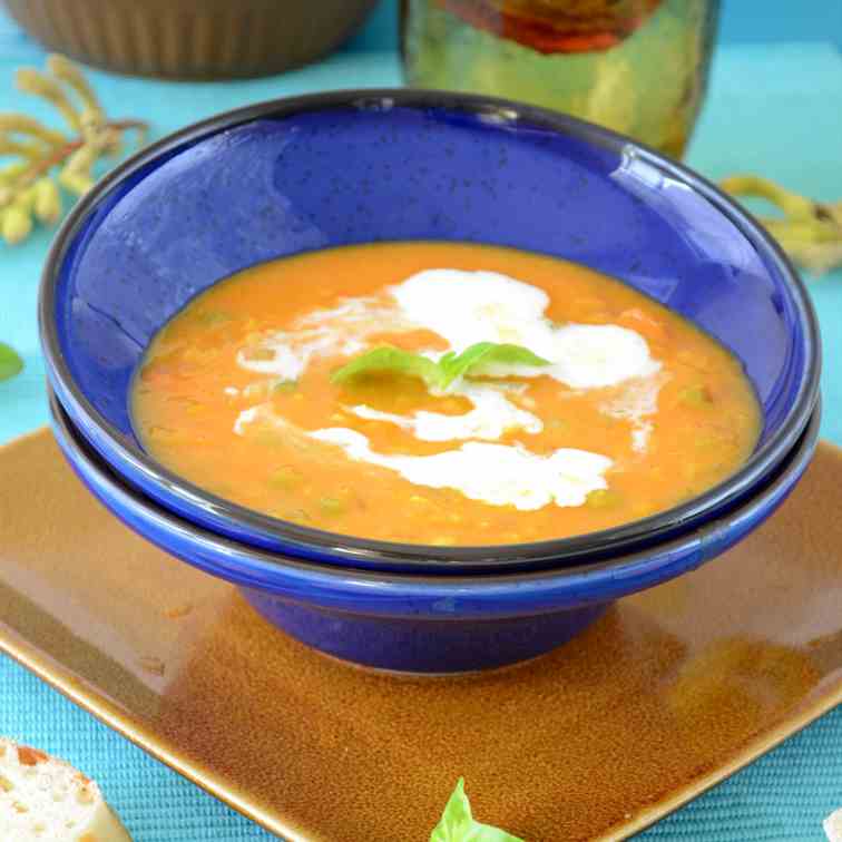 Red lentil soup