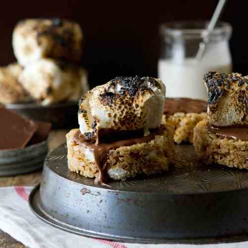 Pumpkin Spice Marshmallow Treats