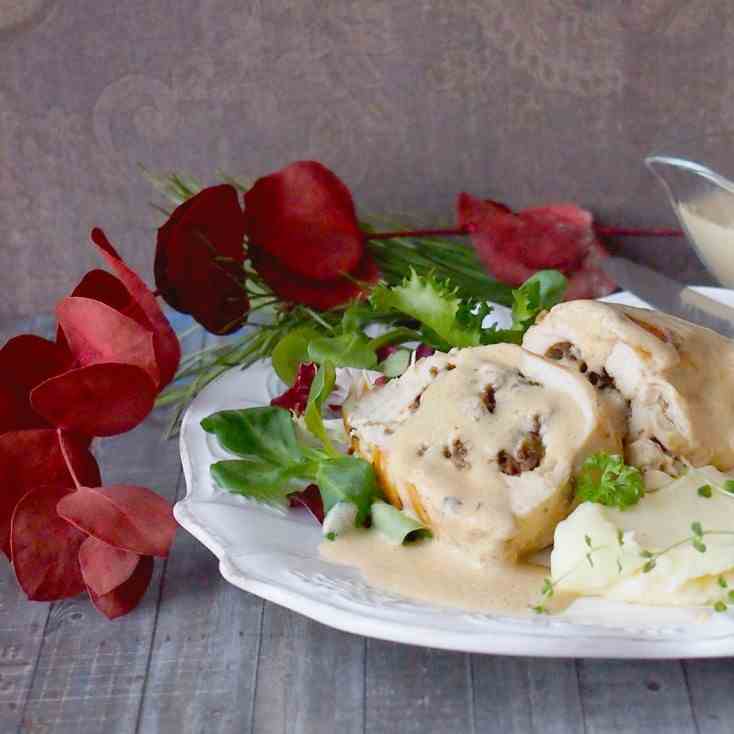 Stuffed chicken breasts