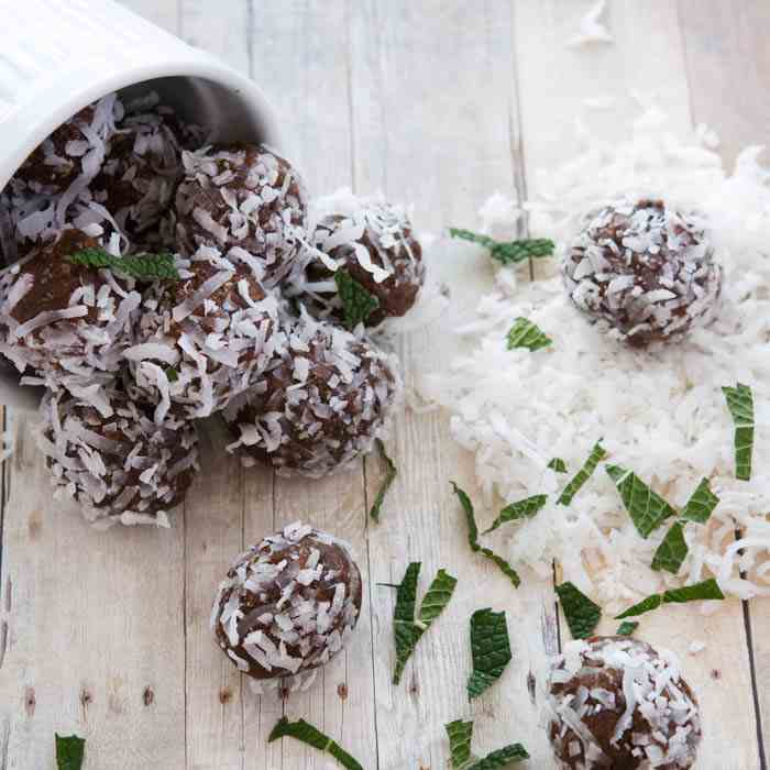 Mint Chocolate Power Balls