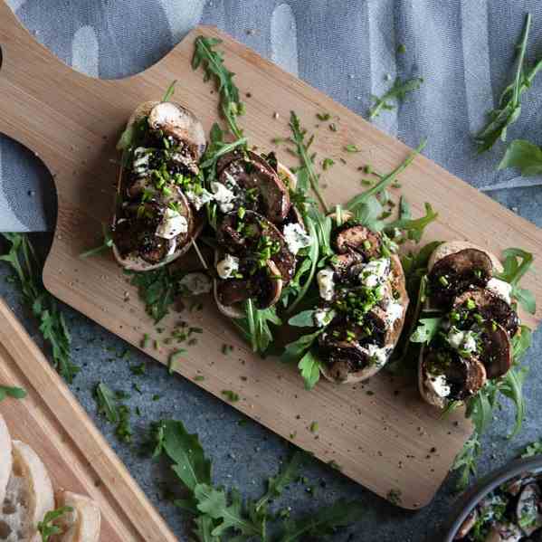 Mushroom Bruschetta