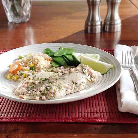 Baked Cilantro Tilapia 