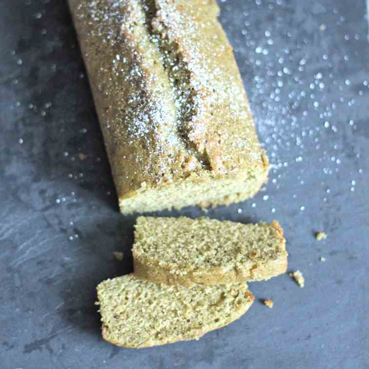 Green Tea Pound Cake 