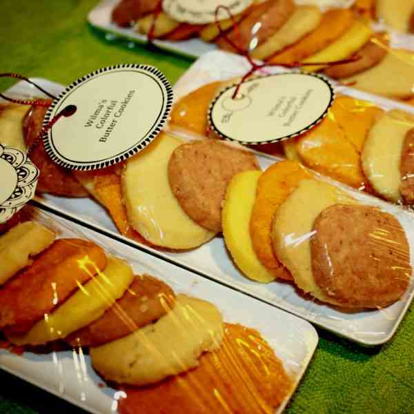 Wilma's colorful Butter Cookies