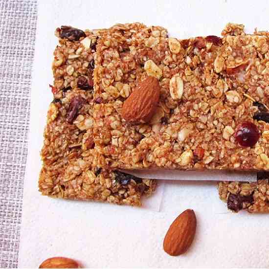 No-Bake Oat Granola Bars