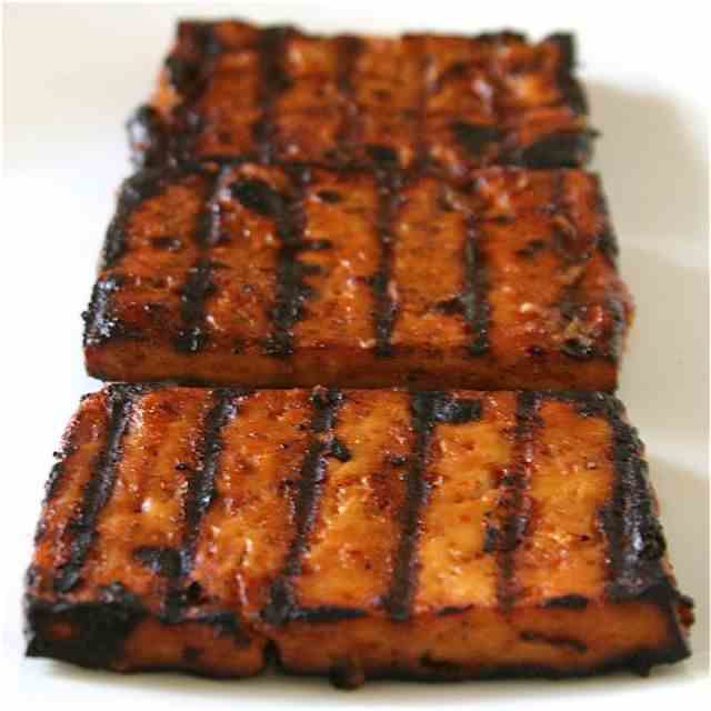 Beer Barbecue Marinated Tofu