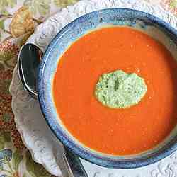 Chilled Tomato Vodka Soup