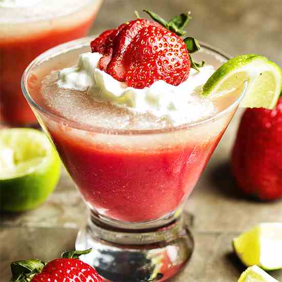 Frozen Strawberry Lime Daiquiri