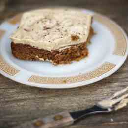 Gingerbread Cake Bars