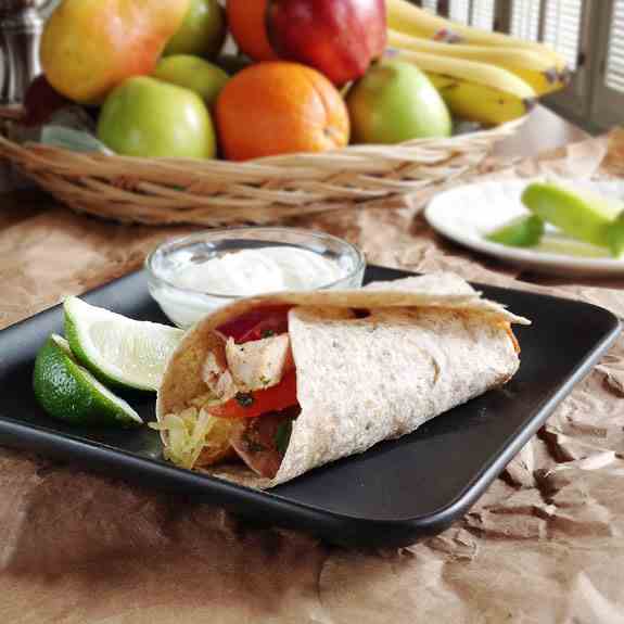 Pork and Veggie Burritos