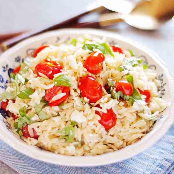 30 Minute Orzo Pasta Salad