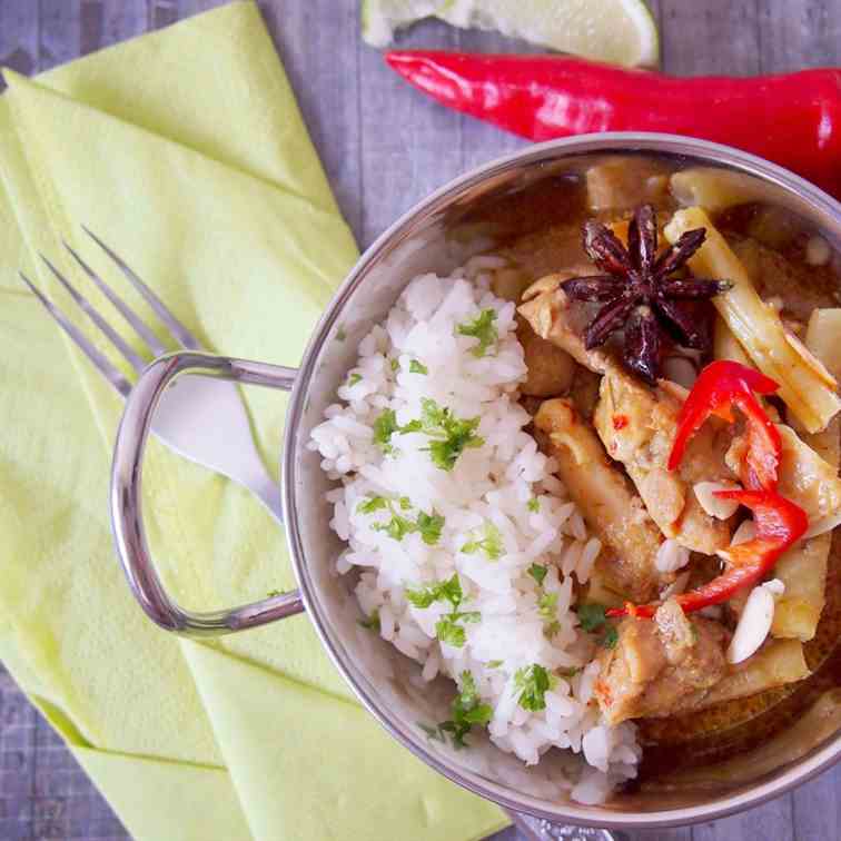 Malaysian chicken curry