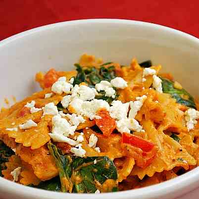 Sun-Dried Tomato Pesto Pasta with Chicken