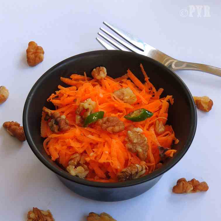 Carrot Walnut Salad