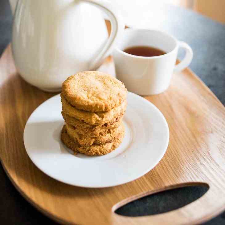 Keto Almond Flour Cookies with Lemon Zest